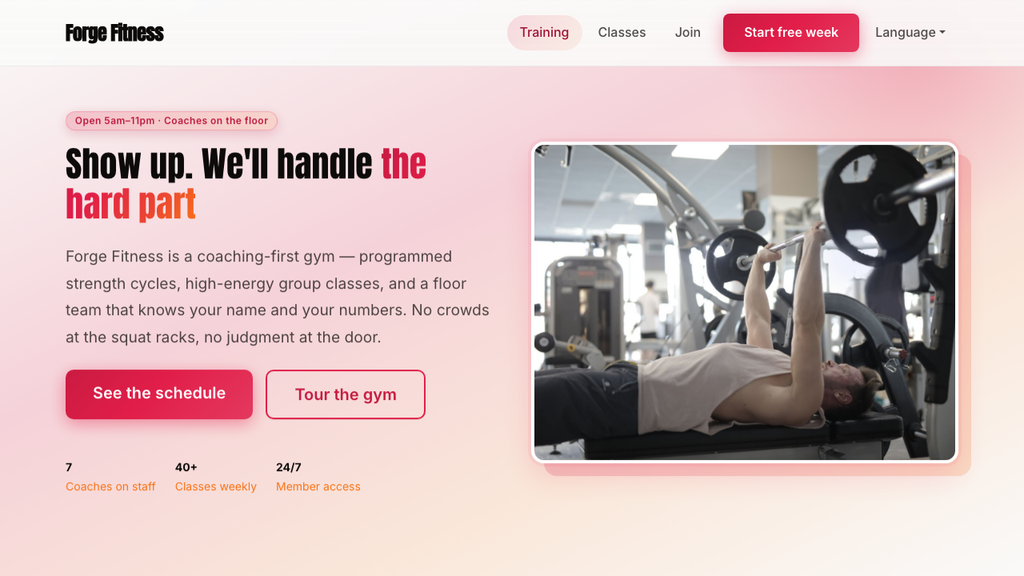 fitness-gym theme preview — included in the Complete Collection bundle